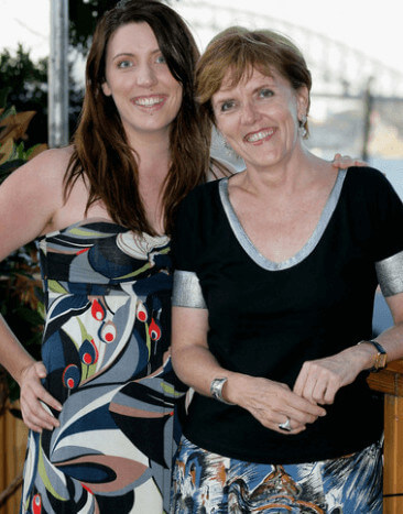 With Her Daughter Thea Brockie